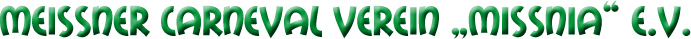 Logoschriftzug Meißner Carnevalsverein